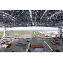 Hangar de aeronaves do quadro espacial pré-fabricado